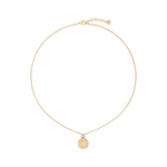 Africa 18K Yellow Gold Pendant Necklace With Diamonds