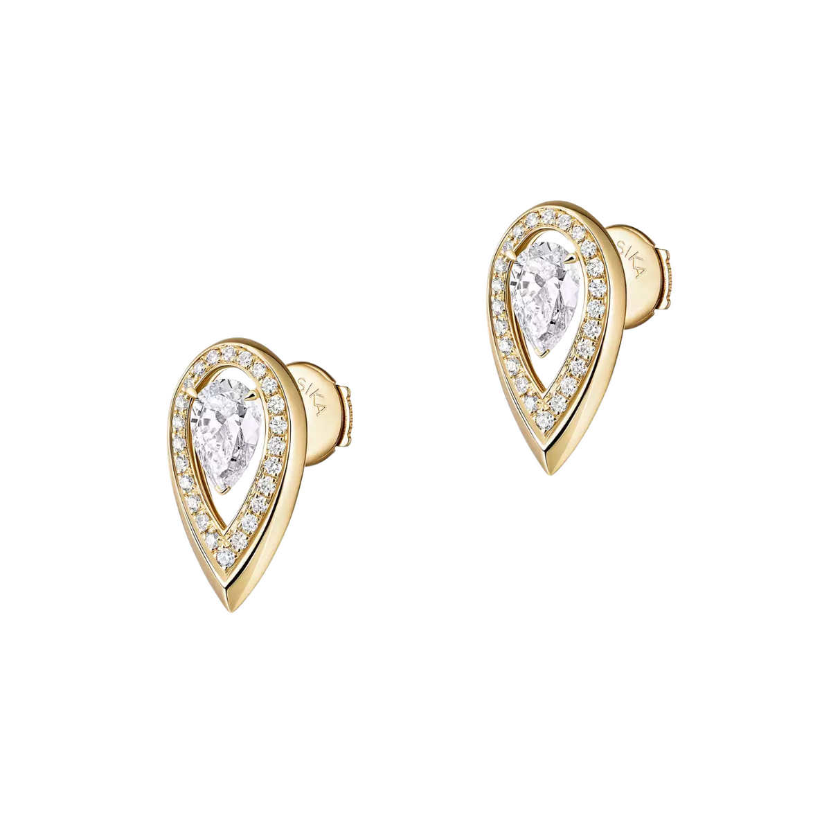 Messika Jewelry - Fiery 18K Yellow Gold & Diamond Earrings | Manfredi Jewels