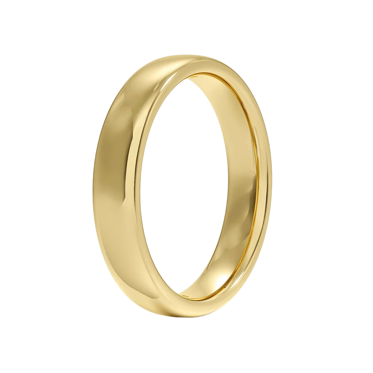 Benchmark - 18K Yellow Gold 4.5 European Comfort Fit Wedding Band | Manfredi Jewels