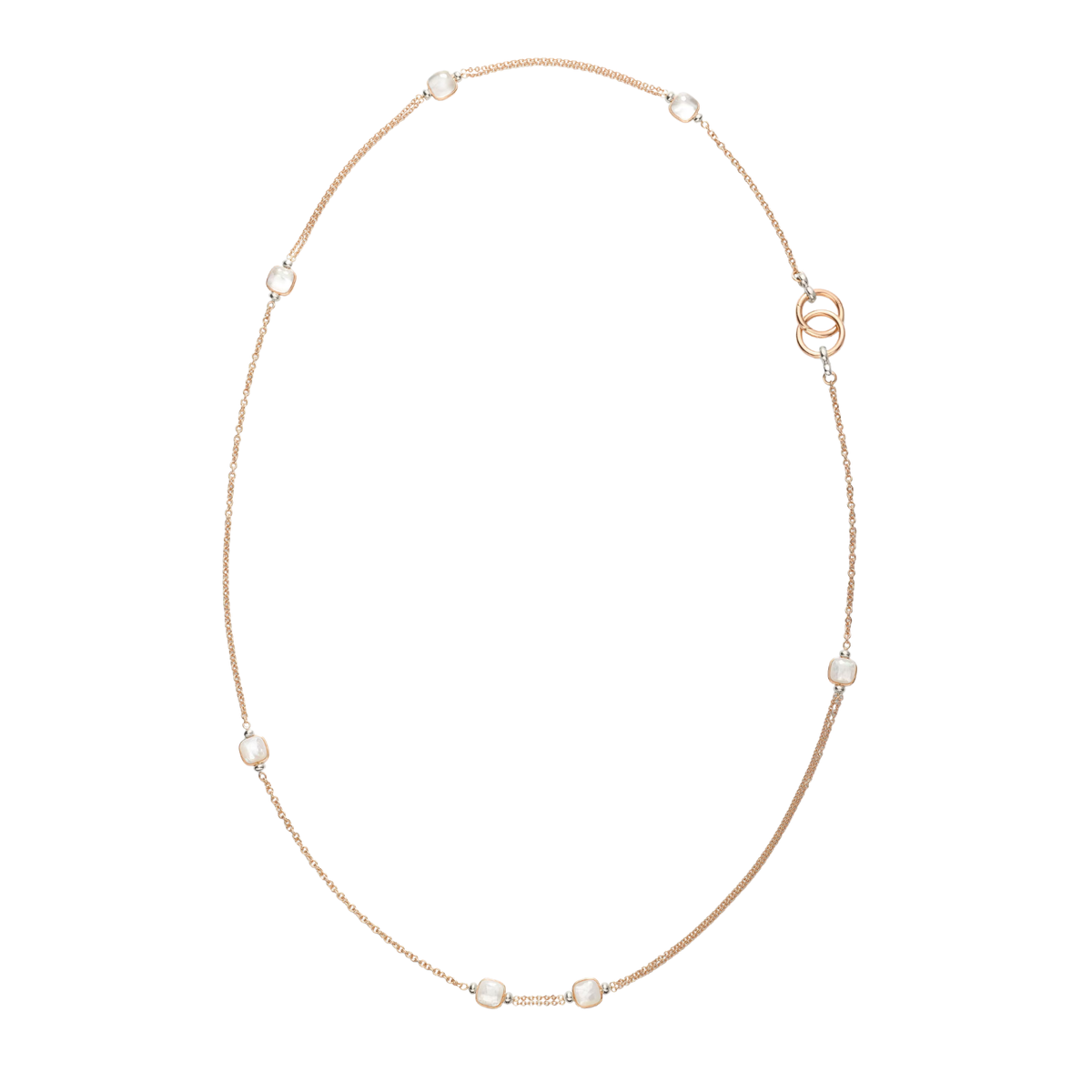 Pomellato Jewelry - Nudo 18K Rose Gold & Mother of Pearl Necklace | Manfredi Jewels