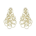 Hawaii 18K Yellow Gold Drop Earrings