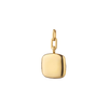 18K Yellow Gold Slim Cushion "Viv" 18K Gold Locket Charm