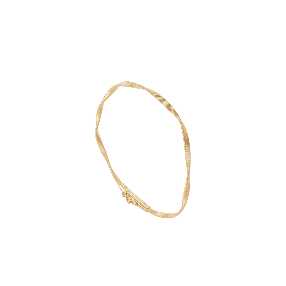 Marco Bicego Jewelry - Marrakech 18K Yellow Gold Twisted Coil Hard Bracelet | Manfredi Jewels