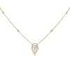 18K Yellow Gold & Diamond Fiery Necklace