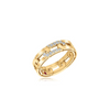 Navarra 18K Yellow Gold Slim Diamond Accent Ring