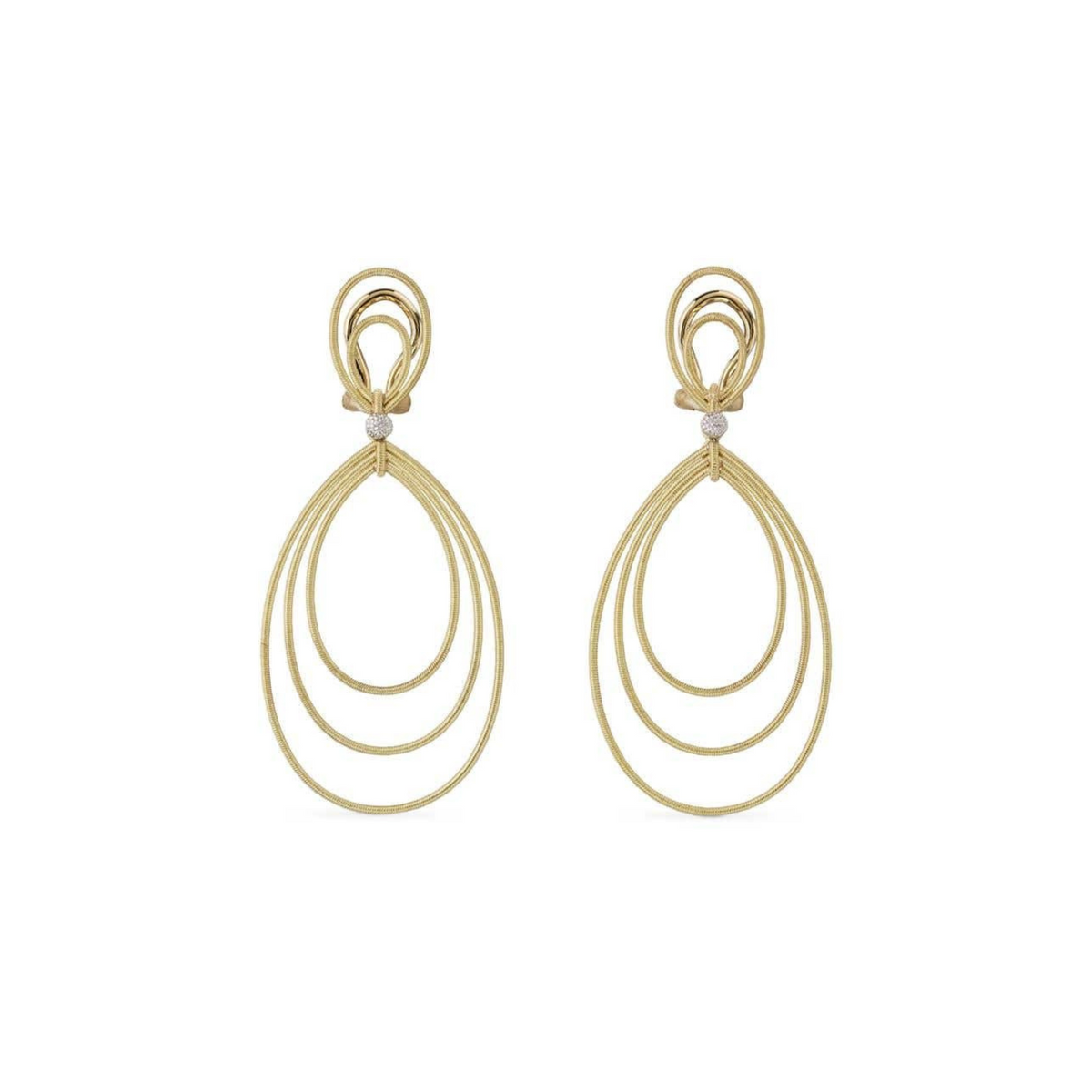 Buccellati Jewelry - Hawaii 18K Yellow Gold Earrings | Manfredi Jewels