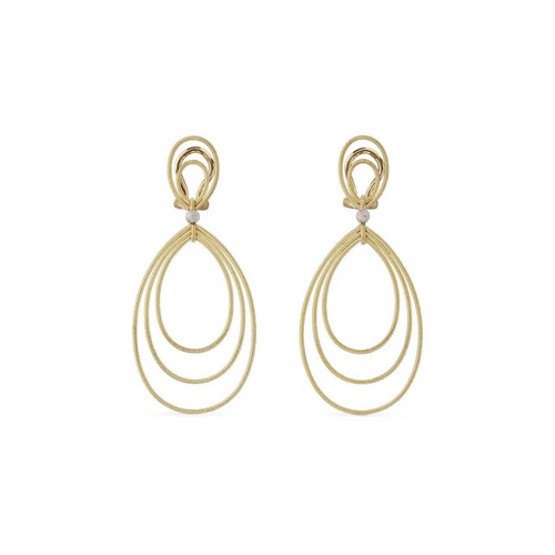 Hawaii 18K Yellow Gold Earrings