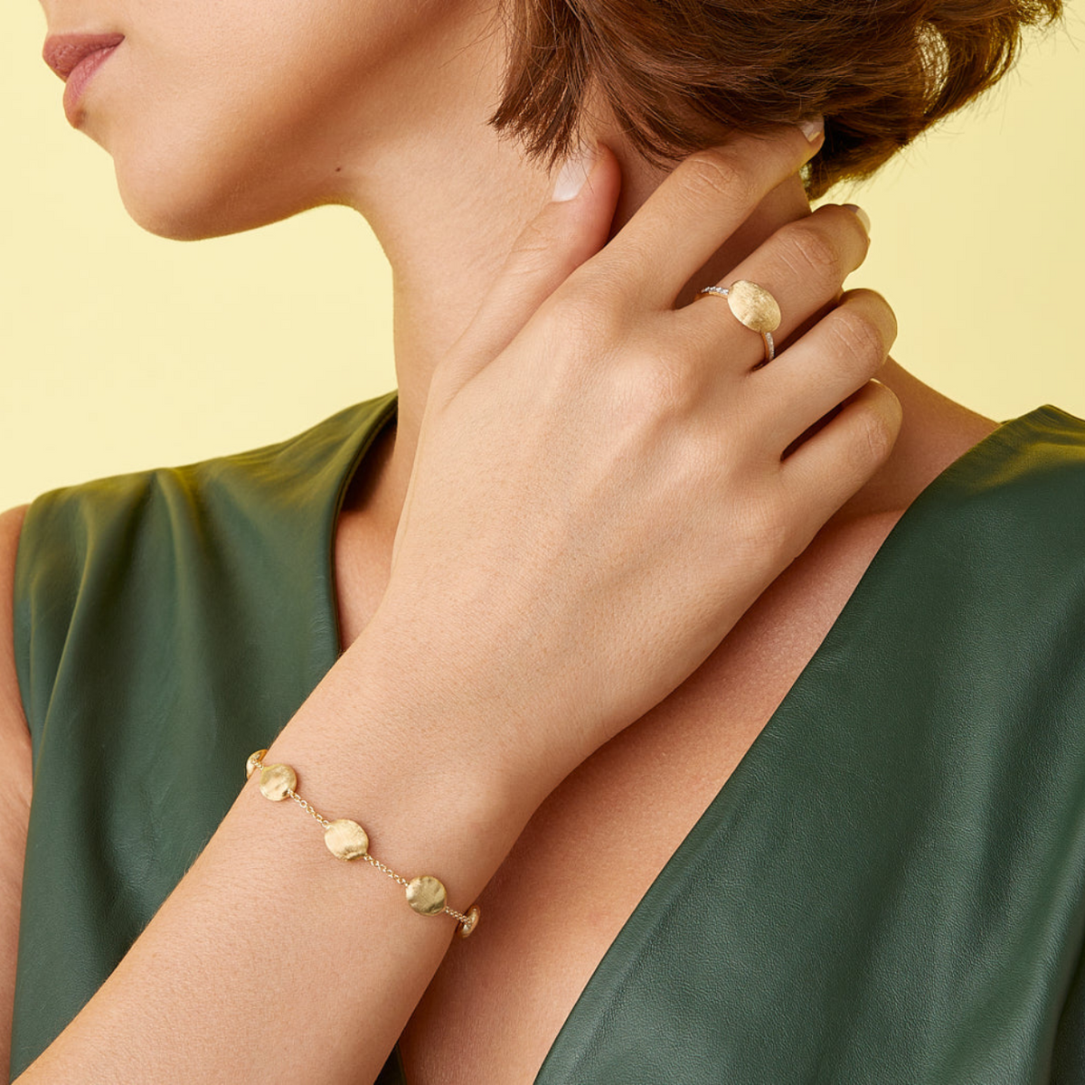 Marco Bicego Jewelry - Siviglia 18K Yellow Gold Large Bead Bracelet | Manfredi Jewels
