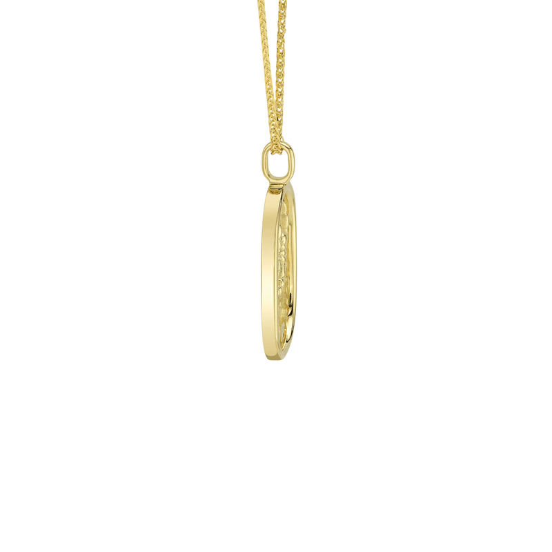 14K Yellow Gold & Diamond Zodiac "Scorpio" Pendant