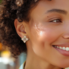 18K Rose Gold Venetian Princess Earrings with Diamonds, Ruby, Citrine, Blue Topaz, & Tanzanite