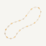 Lunaria 18K Yellow Gold White Mother of Pearl Long Necklace