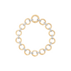 Jaipur Link 18K Yellow & White Gold Flat-Link Single Row Diamond Bracelet