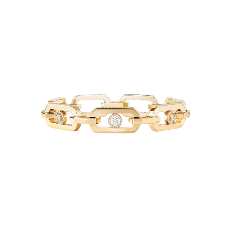 So Move 18K Yellow Gold XL Diamond Bracelet