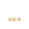 Navarra 18K Yellow Gold Slim Chain Ring