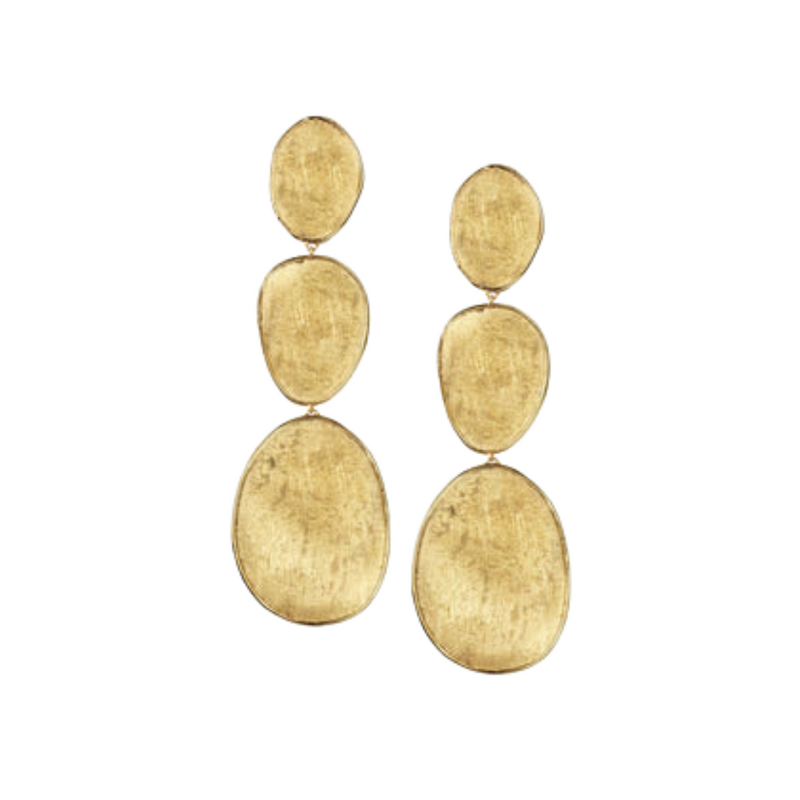 Lunaria 18K Yellow Gold Large Triple Drop Earrings