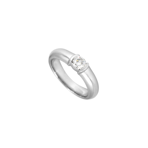 Tiffany & Co Platinum and Diamond Band
