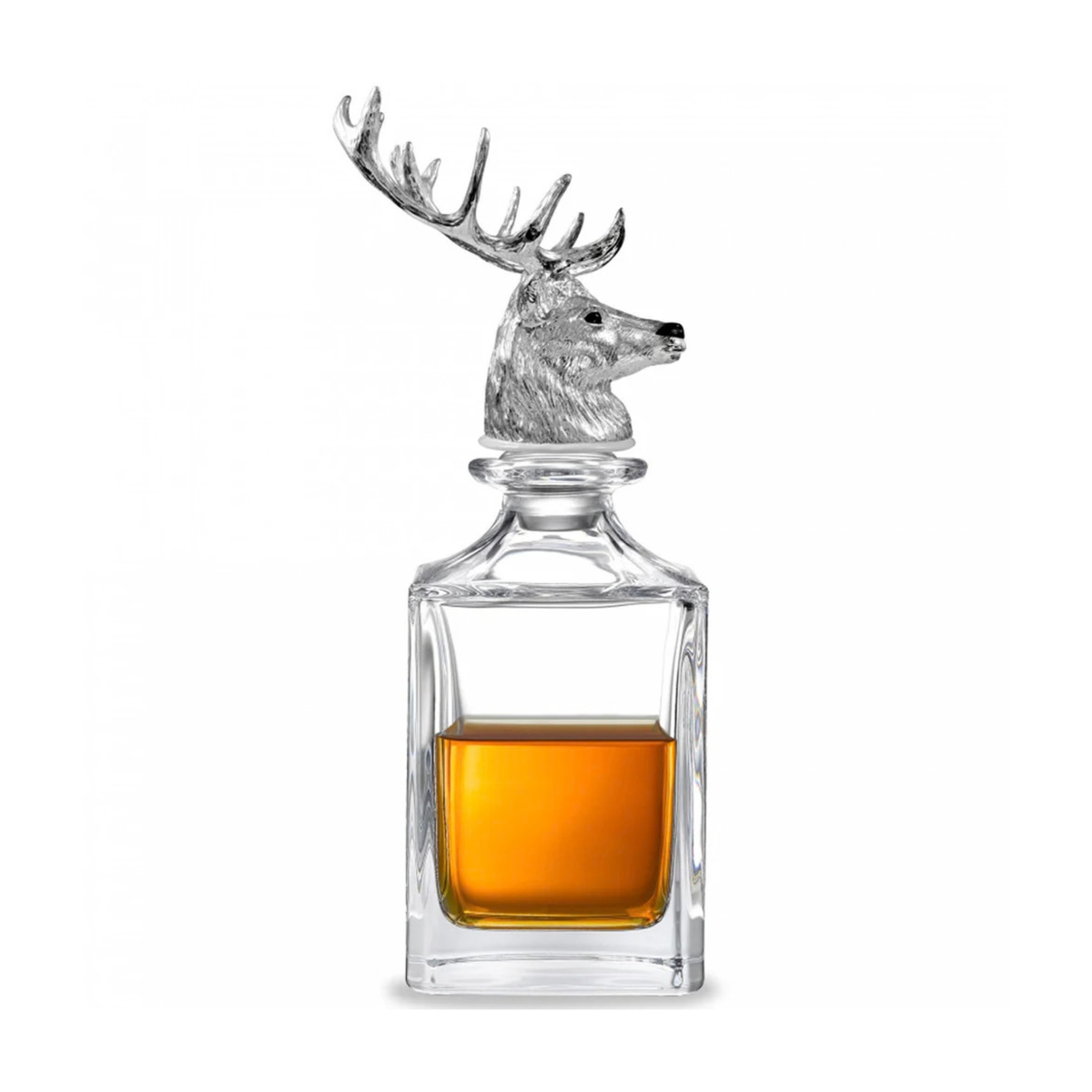 Stag Head Crystal Decanter