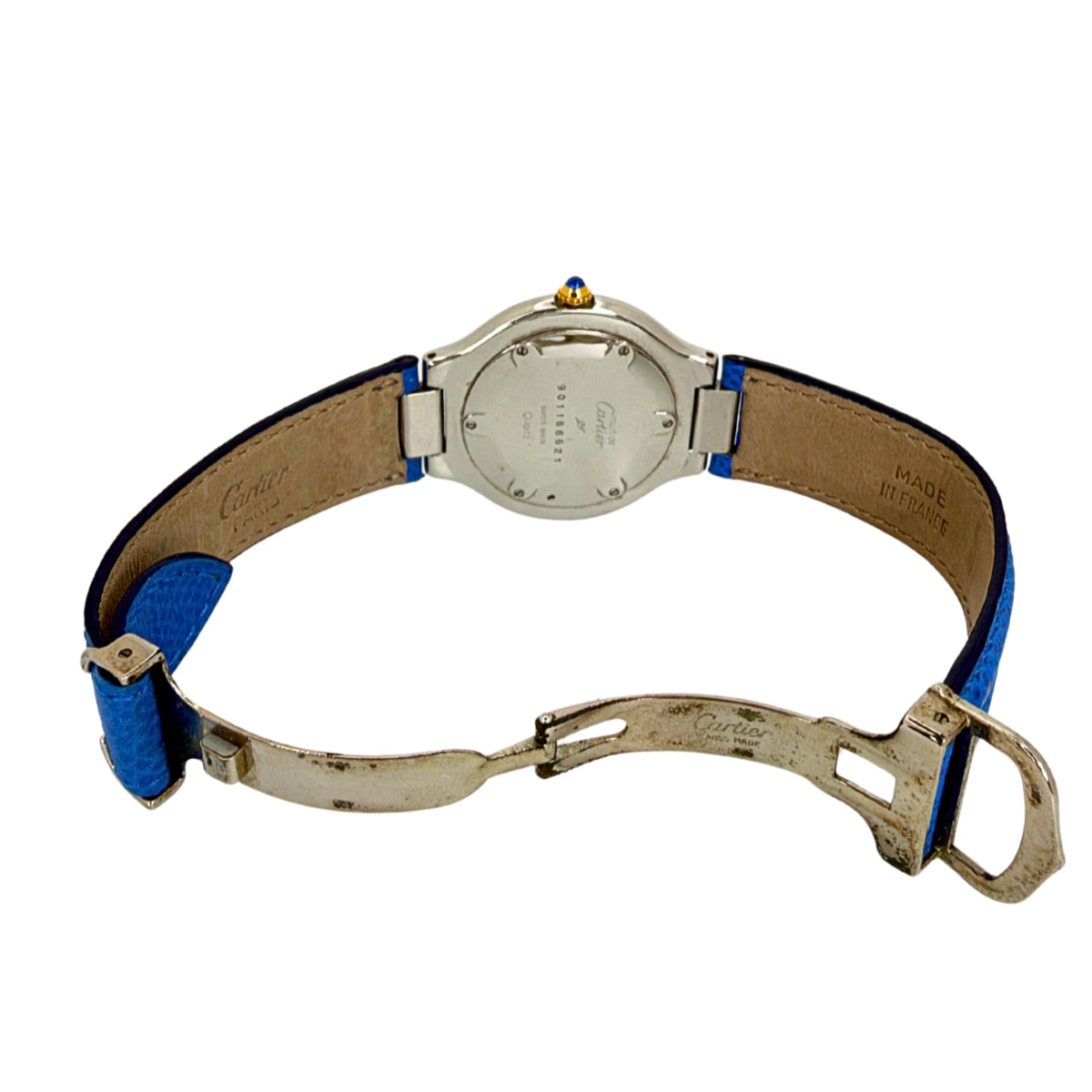 Must de Cartier 21 35mm Blue Strap