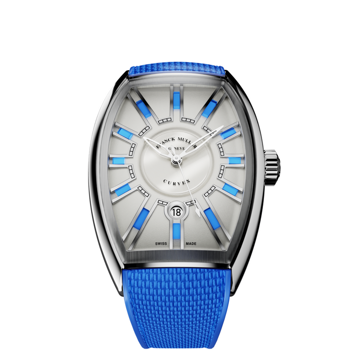 Franck Muller Watches - CURVEX CX - CX36 BLUE LUME INDEXES | Manfredi Jewels