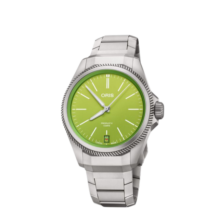 Oris New Watches - PROPILOT X - KERMIT EDITION | Manfredi Jewels