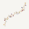 Paradise 18K Yellow Gold Mixed Gemstone & Pearl Single Strand Bracelet