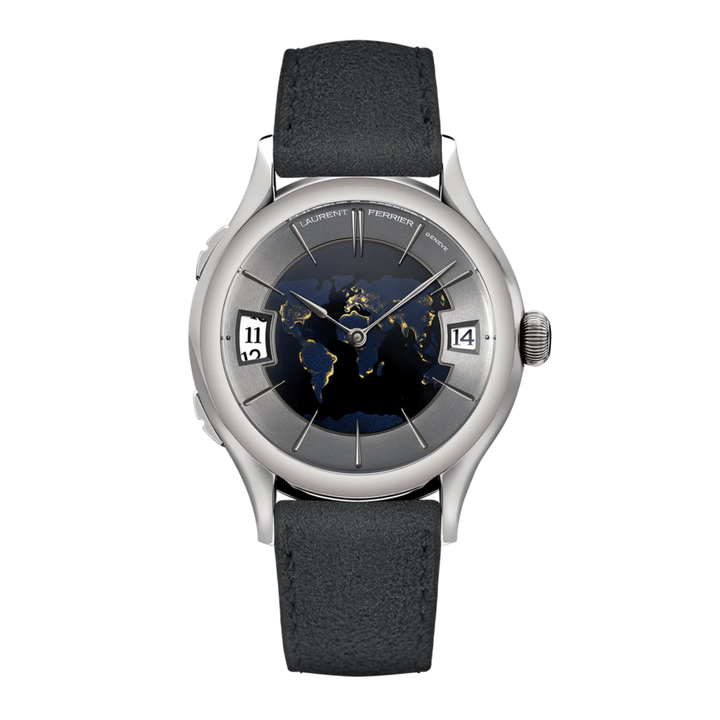 Laurent Ferrier New Watches - CLASSIC TRAVELLER GLOBE NIGHT BLUE | Manfredi Jewels