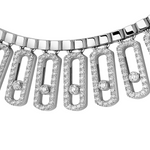Move 18K White Gold & Diamond Iconica Pavé Necklace
