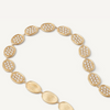 Lunaria 18K Yellow Gold Diamond Pavé Link Collar Necklace