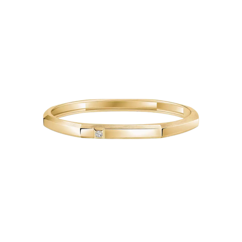 18K Yellow Gold Diamond Moderniste Bracelet