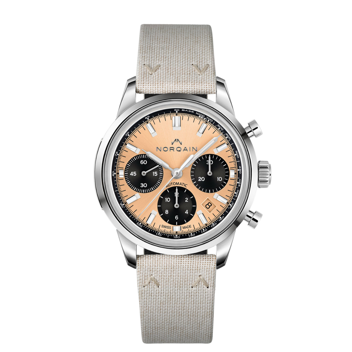 NORQAIN Freedom 60 Chrono - Peach - New Watches | Manfredi Jewels
