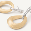 Lucia 18K Yellow Gold Diamond Loop Earrings