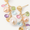 Paradise 18K Yellow Gold Mixed Gemstone & Pearl Short Drop Earrings