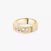 Move Noa Ciselé 18K Yellow Gold Diamond Ring