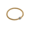 Solo 18K Yellow & White Gold Pavè Diamond Flex’it Bracelet