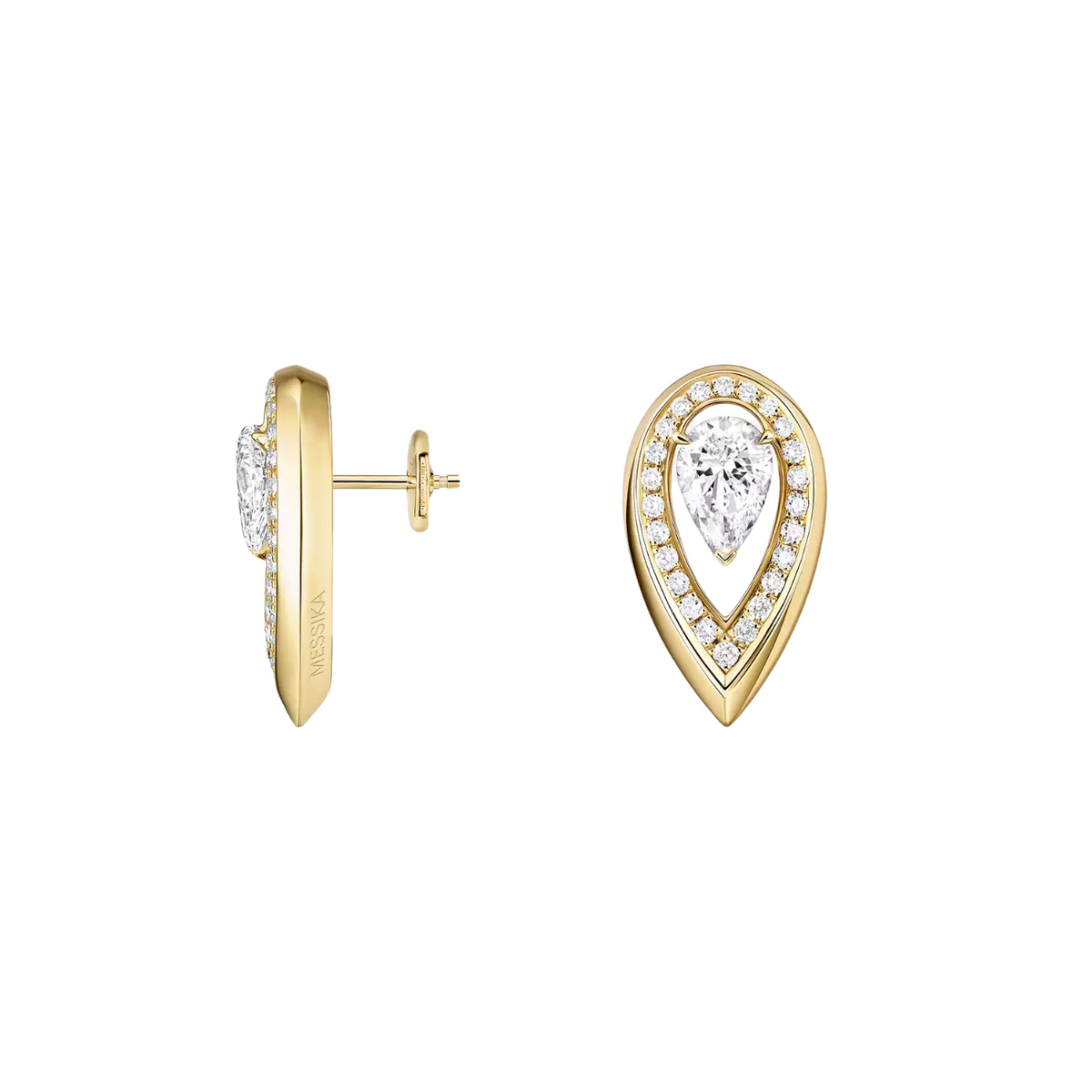 Messika Jewelry - Fiery 18K Yellow Gold & Diamond Earrings | Manfredi Jewels