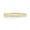 Bailey 14K Yellow Gold 1.80 ct Emerald Cut Diamond Pavé Bangle Bracelet