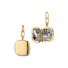 18K Yellow Gold Slim Cushion "Viv" 18K Gold Locket Charm
