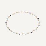 Paradise 18K Yellow Gold Iolite & Blue Topaz Short Necklace