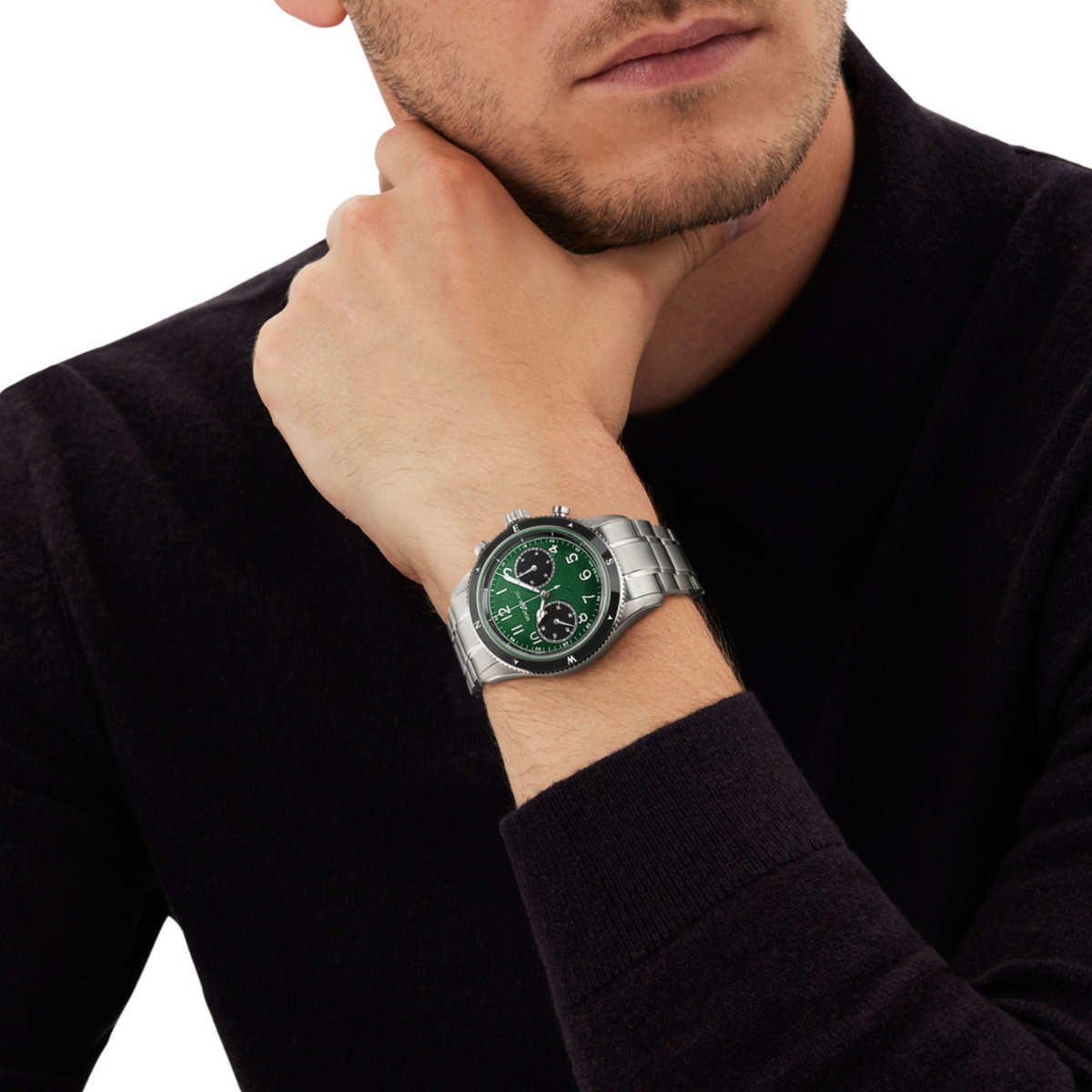 Montblanc New Watches - 1858 - AUTOMATIC CHRONOGRAPH OXYGEN GREEN | 133298 | Manfredi Jewels