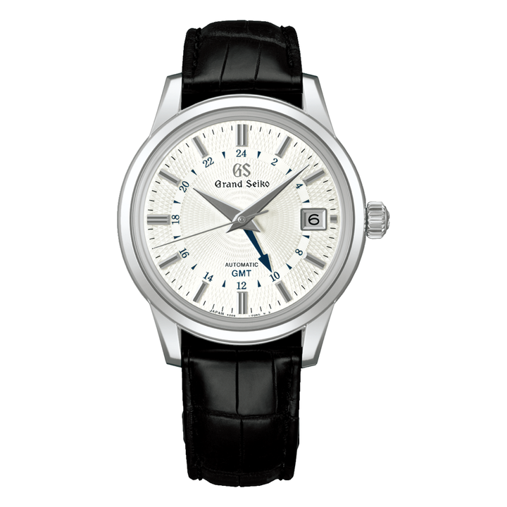 Grand Seiko Watches - ELEGANCE - SNOWDROP AUTOMATIC MECHANICAL GMT SBGM255 | Manfredi Jewels