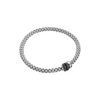 Solo 18K White Gold Pavè Black Diamond Flex’it Bracelet