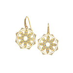 Cosmic 18k Yellow Gold Octa Diamond Earrings