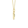 14K Yellow Gold, Diamond, & Emerald Pendant