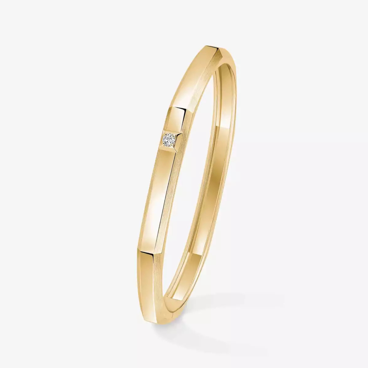 18K Yellow Gold Diamond Moderniste Bracelet