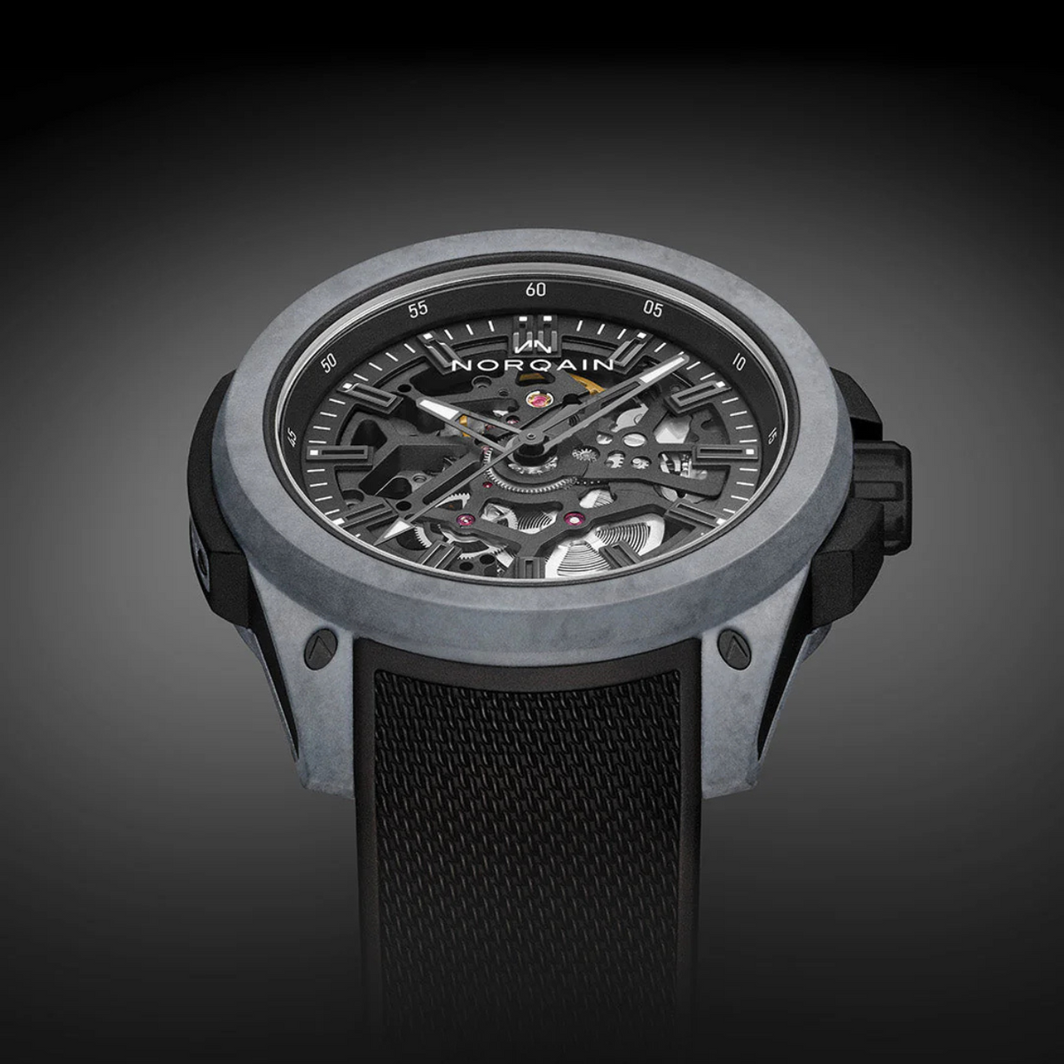 NORQAIN New Watches - INDEPENDENCE WILD ONE SKELETON - GREY | Manfredi Jewels