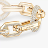 Groove 18K Yellow Gold Diamond Bracelet