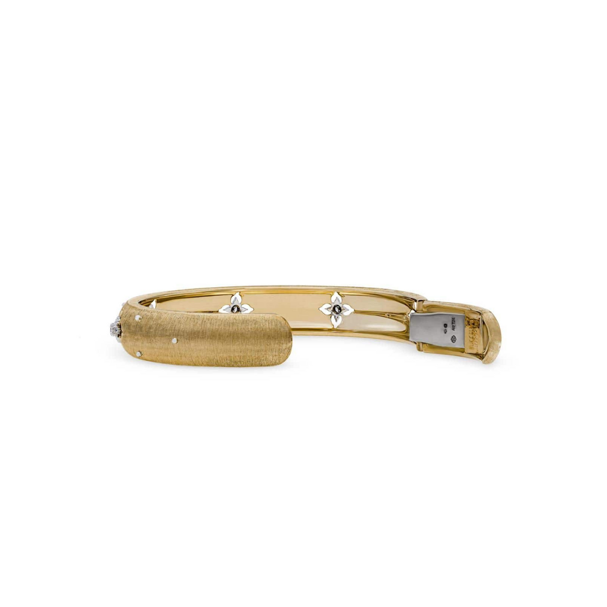 Buccellati Jewelry - Macri Giglio 18K Yellow Gold Diamond Bracelet | Manfredi Jewels