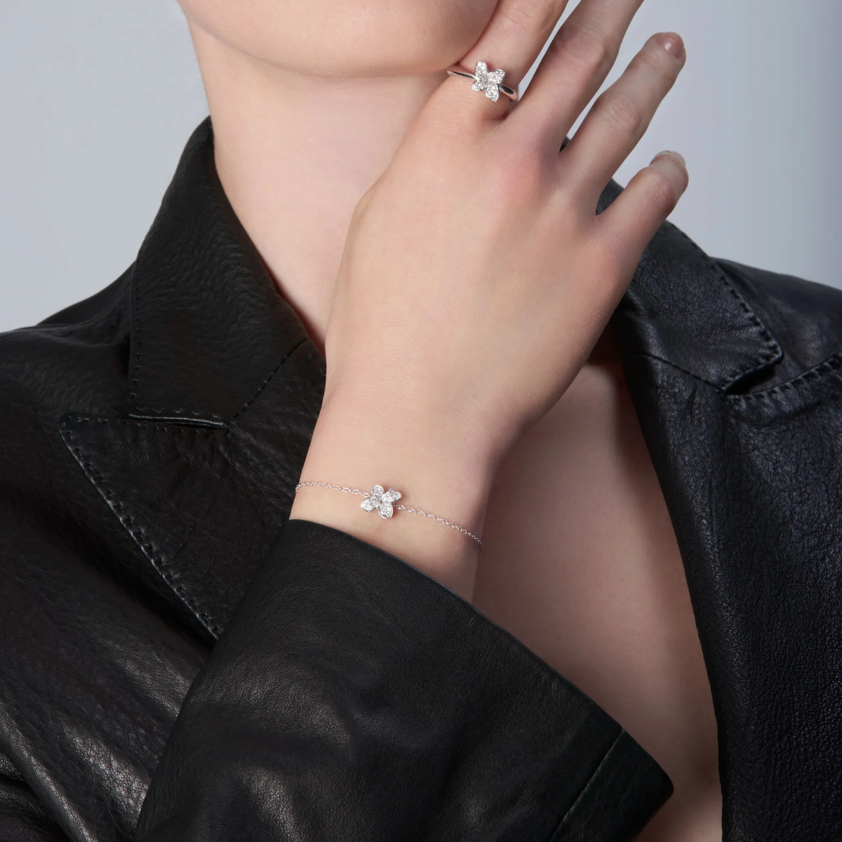 Pasquale Bruni Jewelry - 18K White Gold Petit Garden Bracelet | Manfredi Jewels