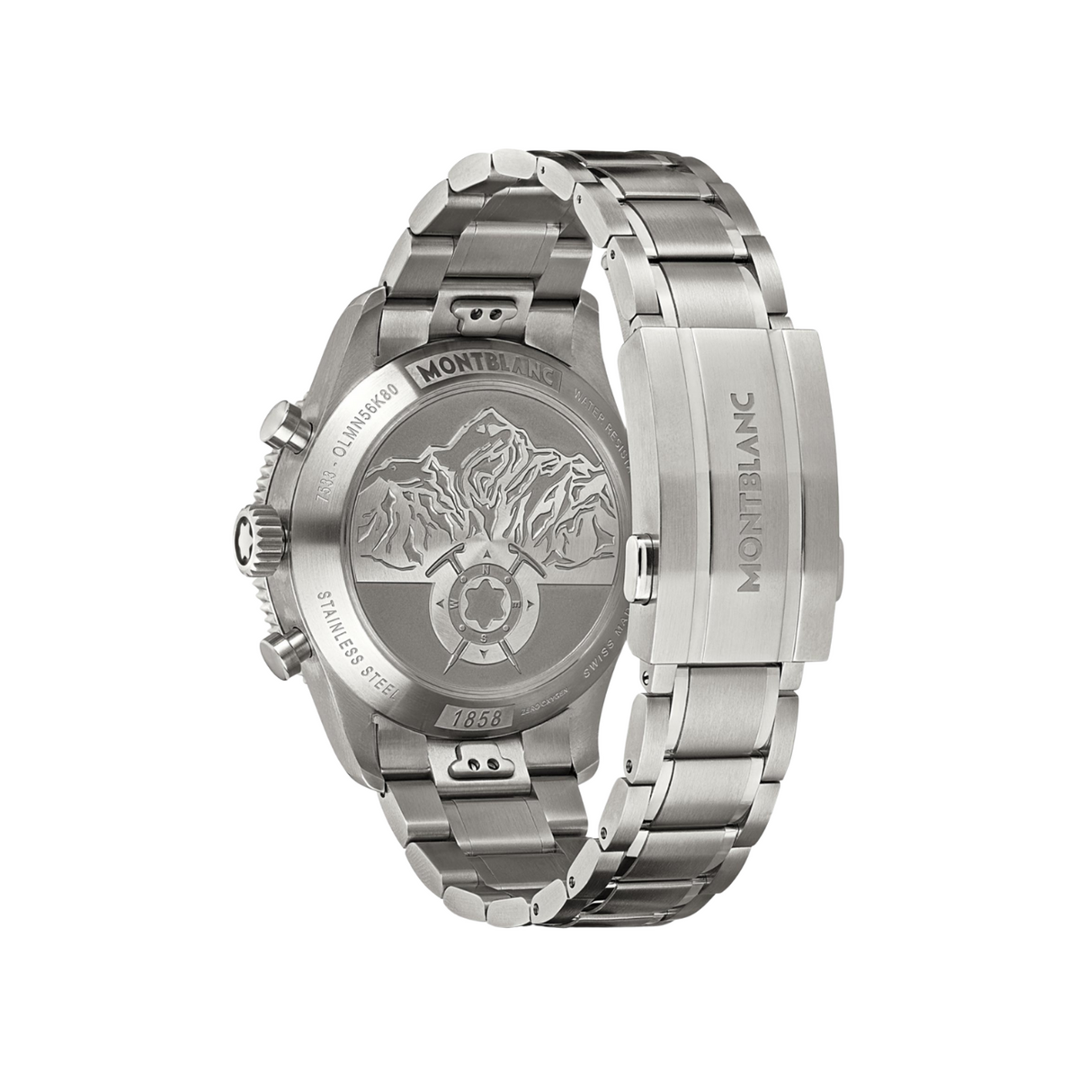 Montblanc New Watches - 1858 - AUTOMATIC CHRONOGRAPH OXYGEN GREEN | 133298 | Manfredi Jewels
