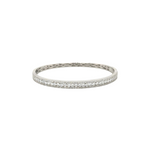 18K White Gold & Diamond Bangle
